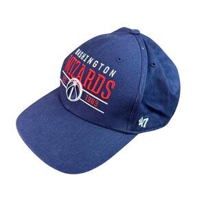 47 Mens Navy Cotton Washington Wizards Adjustable Hat